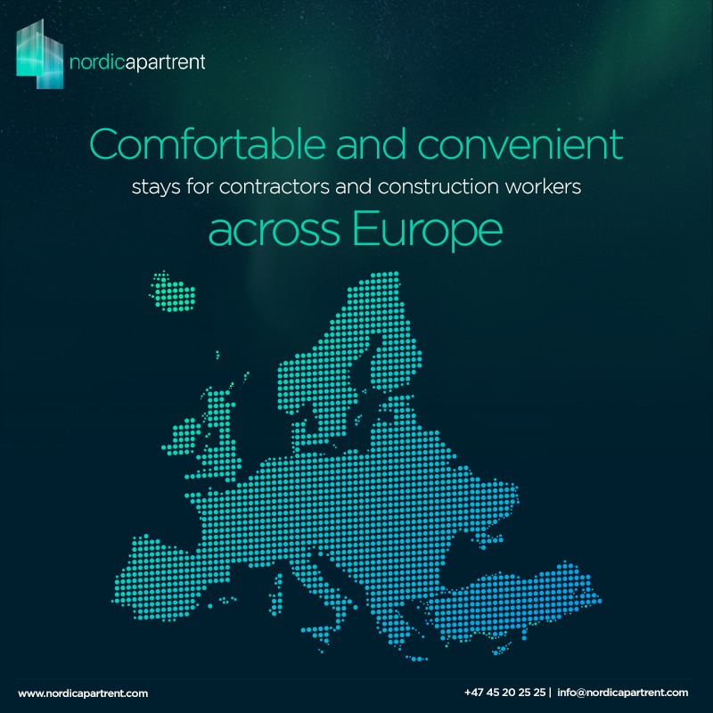 workers apartments in europe for construction, energy & industrial projects