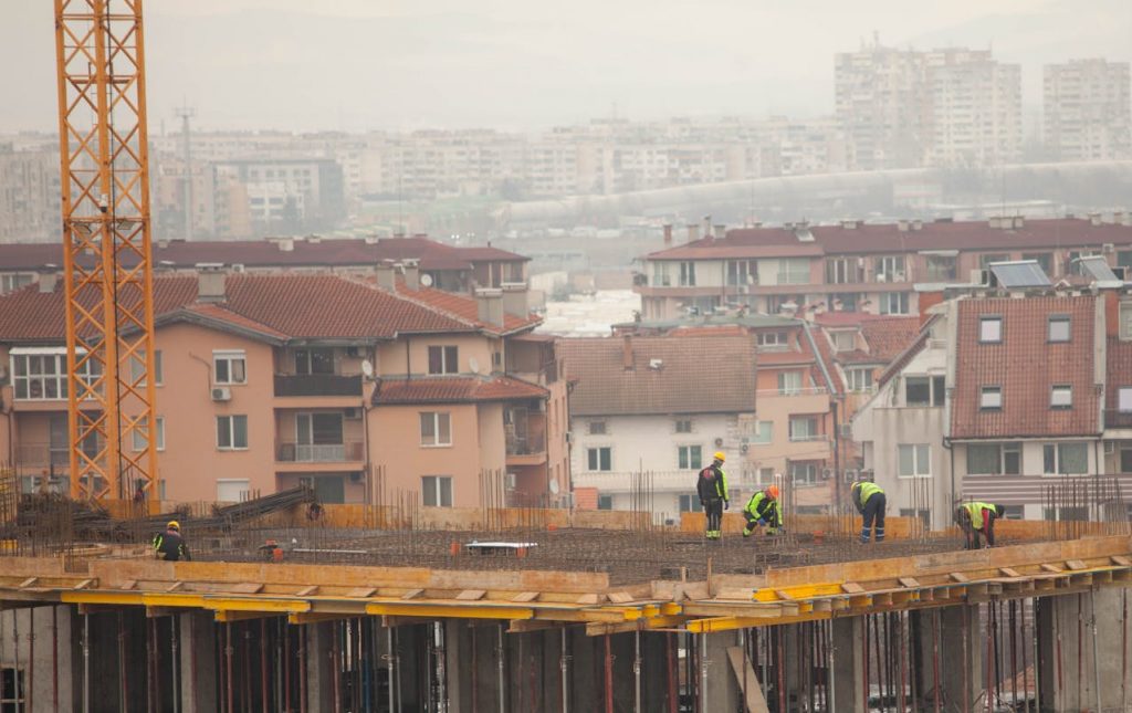 construction project workers 